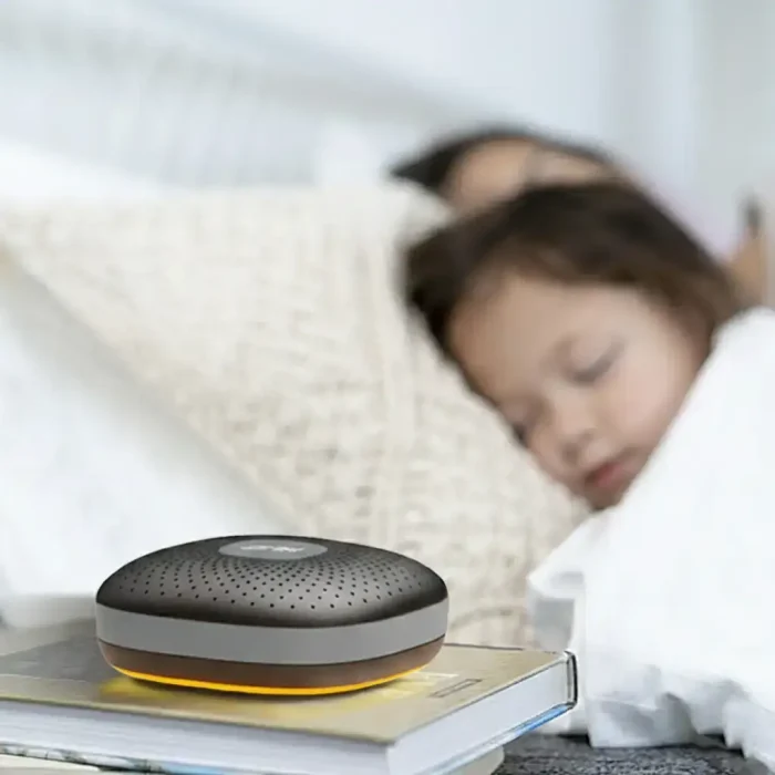 Portable White Noise Machine for Baby – Rechargeable Sound Soother with Night Light